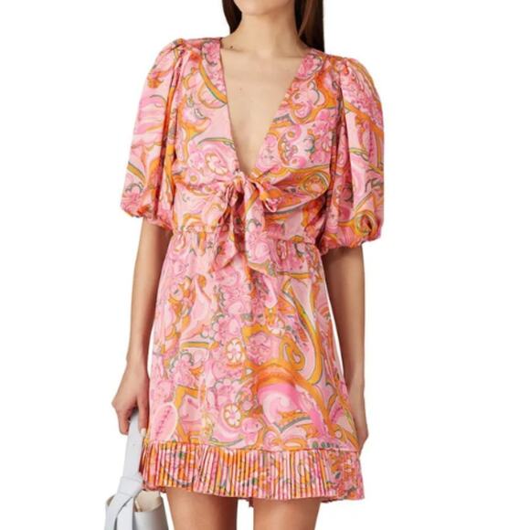 DELFI Collective Pink Sage Dress in Size XS - Picture 1 of 5